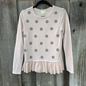 Girly sweater blouse